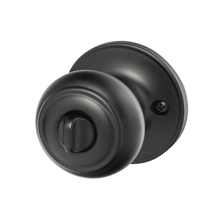 Sure-Loc Hardware Sure-Loc Hardware Juniper Privacy Knobset, Flat Black JN102 FBL